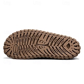 cheap Casual Lace-Up Shoes-Men's Beige Knit Casual Sneakers, Lightweight Lace-Up Comfort Walking Shoes for Daily Wear, Travel, Weekend Leisure and Smart Casual Outfits