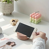 economico Supporto per telefono-Supporto per cellulare in pietra naturale impermeabile elegante supporto da scrivania in marmo per smartphone decorazione per ufficio e casa