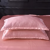cheap Sheets &amp; Pillowcase-Washed Silk Pillowcase Single Satin Imitation Silk Pillowcase