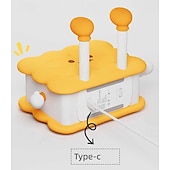 abordables 123496-1 veilleuse LED en silicone pour chambre d&#039;enfant, motif hamburger, intensité variable, série thé de l&#039;après-midi