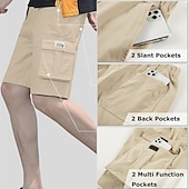 economico Classico-Per uomo Pantaloncini cargo Pantaloncini mimetici Shorts Pantaloncini Estivi Coulisse Elastico in vita Multi-tasche Semplice Mimetico Comodità Indossabile Lunghezza al ginocchio All&#039;aperto Sport