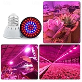 olcso Lámpák növénytermesztéshez-növekvő villanykörte e27 led növényvilágító csésze 80 led 110/220 V kiegészítő lámpával zamatos növények termesztéséhez és palántaneveléshez