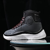 Χαμηλού Κόστους Ανδρικά Sneakers-ανδρικά κόκκινα και λευκά ψηλά αθλητικά παπούτσια μπάσκετ με απορρόφηση κραδασμών – κορυφαία άνεση και ανθεκτικότητα για αθλητικές επιδόσεις