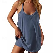 preiswerte Freizeitkleidung-ärmelloses Minikleid für den Sommer für Damen