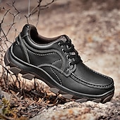economico Sneakers da uomo-scarpe da ginnastica da uomo con lacci color cuoio e suola in gomma antiscivolo, comode e traspiranti per avventure all&#039;aria aperta e abbigliamento casual da giorno