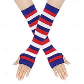  250-jähriges Jubiläum USA Handschuhe Strümpfe / Strumpfhosen USA Flagge Lässig Erwachsene Herren Damen Fünfhundertjahrfeier Maskerade Unabhängigkeitstag / 4. Juli Lässig Festival Verkleiden