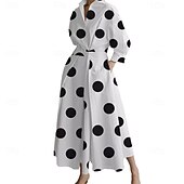 Damen Hemdblusenkleid Freizeitkleid Swingkleid Maxi Langes Kleid Outdoor Büro Urlaub Basic Modern Hemdkragen Geraffte Tasche Langarm Sommer Frühling Herbst 2023 Regular Fit Schwarz Armeegrün preiswerte schwarzes Maxikleid-Damen Hemdblusenkleid Freizeitkleid Swingkleid Maxi Langes Kleid Outdoor Büro Urlaub Basic Modern Hemdkragen Geraffte Tasche Langarm Sommer Frühling Herbst 2023 Regular Fit Schwarz Armeegrün