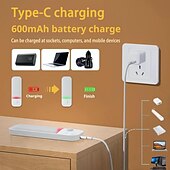 economico luce dell&#039;armadio-1 luce con sensore di movimento, batteria ricaricabile, installazione magnetica, mobiletto per bagno, corridoio, cucina, luce con sensore per camera da letto