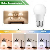 baratos Lâmpadas LED Redondas-Lâmpadas LED com base de parafuso E27 AC12V DC12-24V 3W 7W Lâmpadas LED globo não reguláveis para casa, quarto, sala de estar, escritório, 4 peças