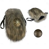cheap Accessories and More-Retro Vintage Punk &amp; Gothic Medieval Cosplay Costume Belt Pouch Dice Bag Viking Celtic Knight Ranger Fancy Dress Men&#039;s Women&#039;s Viking Halloween Masquerade Performance Stage Renaissance Fair Adults&#039;