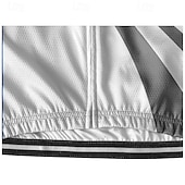 economico Maglie da uomo-Per uomo Maglia da Ciclismo Geometrico Manica Corta Bicicletta Maglietta Maglia con 3 tasche posteriori Mountain Bike MTB Asciugatura Rapida Design Anatomico Assorbente Traspirante Gli sport Giallo
