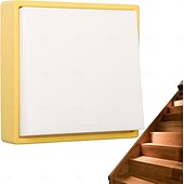 abordables 123496-Veilleuse fantaisie sans fil à intensité variable, applique murale magnétique portable à piles rechargeable, design à bascule, pour chambre à coucher, chambre d&#039;enfant, salle de bain, couloir, cuisine