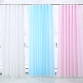 abordables Cortinas de ducha-Cortinas de ducha resistentes a moho cortina de ducha PEVA pesada e impermeable para baño con 12 ganchos plásticos blancos 180cm x 180cm