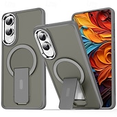 Недорогие Чехлы для Samsung-Чехол для телефона Samsung Galaxy S24 S24 Ultra Plus S23 Ultra S25 S25 Plus S25 Ultra с магнитной адсорбцией и подставкой полупрозрачный магнитный PC