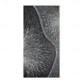 economico Quadri paesaggistici-Dipinto a olio fatto a mano su tela, decorazione da parete, opera d&#039;arte contemporanea astratta in argento con texture, per la casa, il soggiorno, su telaio teso, dipinto appeso/dipinto arrotolato