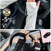 cheap Home Sleeves &amp; Gloves-Ice Sleeves Men&#039;s Sun Protection Sleeves Summer Outdoor Anti-ultraviolet Loose Sleeves Driving Arm Sleeves