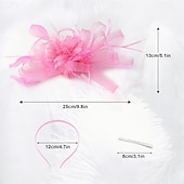 economico Fascinatori &amp; Cappelli-Elegante Derby Copricapo affascinante Gentildonna Costume Per donna Carnevale Feste Derby Ricevimento di matrimonio Adulti Fascinator Primavera &amp; Estate