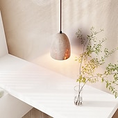 abordables Luces colgantes-12 cm Diseño de linterna Formas geométricas Lámparas Colgantes Piedra Estilo artístico Estilo retro Estilo clásico Vintage Tradicional / Clásico 110-120V 220-240V