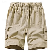 economico Classico-Per uomo Pantaloncini cargo Pantaloncini mimetici Shorts Pantaloncini Estivi Coulisse Elastico in vita Multi-tasche Semplice Mimetico Comodità Indossabile Lunghezza al ginocchio All&#039;aperto Sport