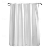 cheap Shower Curtains-Shower Curtain PEVA Waterproof Mould Proof&amp;Mildew Resistant Bathroom Curtains with Hooks Easy Installation Quick-Drying 180cm*180cm(70&quot;*70&quot;)