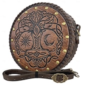 cheap Accessories and More-Retro Vintage Punk &amp; Gothic Medieval Cosplay Costume Belt Pouch Dice Bag Viking Celtic Knight Ranger Fancy Dress Men&#039;s Women&#039;s Celtic Viking Halloween Masquerade Performance Stage Renaissance Fair