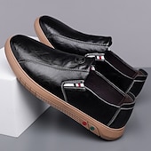 preiswerte Slipper Schuhe-Herren Slipper aus Kunstleder – stylische Freizeitschuhe für Business, Büro und Alltag