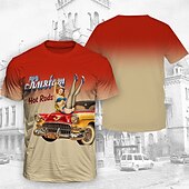 levne Topy-Trička Retro plakát Retro dívka Grafika Pro Pánské Dospělé Plesová maškaráda 3D tisk Dovolená Párty