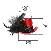 abordables Fascinators-Chapeau fascinateur pour femme, serre-tête pour fête de thé, mini-chapeaux haut de forme, cocktail, fleur, maille, plumes, pince à cheveux