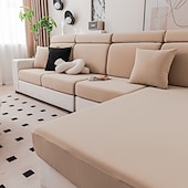 baratos Cobertura de Sofa-1 capa de almofada elástica à prova d&#039;água, protetora de assento de sofá, fácil de limpar e durável - perfeita para uso em sala de estar ou escritório