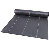 cheap Plant Care Accessories-Weed Barrier Fabric Heavy Duty, Landscape Fabric, Easy Install &amp; Rugged Plastic Ground Cover Weed Barrier with UV Protection for Gardens, Landscaping Fabric