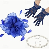 preiswerte Hochzeit Kopfschmuck-Kopfstück Federn Hochzeit Abendgesellschaft Elegant Hochzeit Mit Feder Kopfschmuck Kopfbedeckung