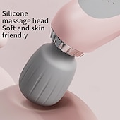 economico Massaggiatori per corpo-Massaggiatore elettrico ultra compatto ricaricabile via USB con vibrazioni ad alta frequenza per il rilassamento totale del corpo collo schiena gambe e lombari
