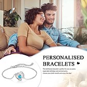 billige Gaver-personlig fødselsstein armbånd tilpasset gave til mamma kone kjæreste, bursdag jubileum valentinsdag mors dag