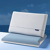 baratos Acessórios de cama-Travesseiro em Espuma de Memória Dupla Face com Diferente Firmeza Travesseiro Zero Pressão Confortável e Respirável Proporciona Suporte para o Pescoço e Alívio da Dor nos Ombros