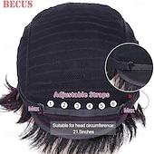 abordables Pelucas hombre-Pelucas cortas negras para hombre, pelucas sintéticas naturales en capas, peluca de repuesto para uso diario, fiesta, cosplay, disfraz, Halloween.