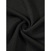 economico T-shirt in maglia waffle-Per uomo Maglietta Waffle Giacca di pelle Maglietta Manica Corta Con Cappuccio Estate Blocco di colori Moda Designer Casual Tasca Bottoni Davanti All'aperto Casuale Quotidiano Nero Verde Borgogna