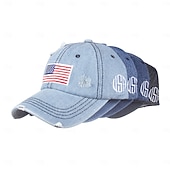  250-årsjubileum i USA Hatter USA Flagg Fritid Voksne Herre Dame Halvhjorteårsjubileum Maskerade Uavhengighetsdag Avslappet Festival Kle deg opp