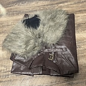 preiswerte Umhänge &amp; Mäntel-Retro Vintage Mittelalterlich Umhang Maskerade Pirat Wikinger Aristokrat Kostüm Herren Vikinger Karneval Neujahr Maskerade Veranstaltung / Fest Erwachsene Umhang Herbst Winter