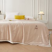 お買い得  エリートコレクション-テンセル夏用キルト バードネストプロテインファイバー 超ソフト 通気性 肌に優しいホットスリーパー向け グッドナイトスリープ