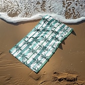preiswerte Strandtuch-Sets-bedrucktes Strandtuch, leichte, schnelltrocknende, sandfreie Stranddecke, ideal für Reisen, den Pool und den Außenbereich