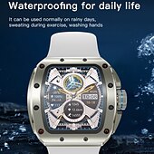 Χαμηλού Κόστους Smartwatch-696 V68 Εξυπνο ρολόι 1.76 inch Έξυπνο ρολόι Bluetooth Βηματόμετρο Υπενθύμιση Κλήσης Παρακολούθηση Ύπνου Συμβατό με Android iOS Άντρες Κλήσεις Hands-Free Υπενθύμιση Μηνύματος IPX-0 Θήκη ρολογιού 44mm