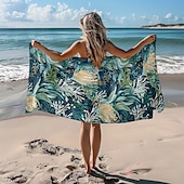 preiswerte Strandtuch-Sets-bedrucktes Strandtuch, leichte, schnelltrocknende, sandfreie Stranddecke, ideal für Reisen, den Pool und den Außenbereich
