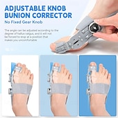 abordables Correcteurs d&#039;oignon-Correcteur d&#039;oignon pour femmes et hommes, attelle d&#039;oignon de taille universelle réglable, redresseur de gros orteil, séparateurs d&#039;orteils pour oignons avec 2 coussinets en silicone, s&#039;adapte mieux