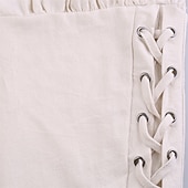 abordables Bas-Rétro Vintage Médiéval Renaissance Pantalons de pirate Pirate Viking Ranger Couleur Unie Déguisement Homme Pirate Fantaisie Halloween Carnaval Performance LARP Foire de la Renaissance Adulte Pantalon