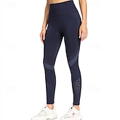 abordables Leggings y mallas de yoga-Mujer Pantalones de yoga Mallas Leggings de Yoga Malla Cintura elástica Control de barriga Levantamiento de tope Yoga Entrenamiento de gimnasio Pilates Pantalones Negro Verde Ejército Azul Otoño