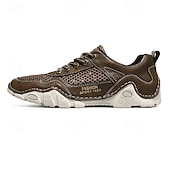 preiswerte Outdoor-Sandalen-Braune Mesh-Sport-Sneaker für Herren – leistungsstarke Sportschuhe zum Laufen, Wandern und für die Freizeit
