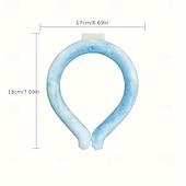 abordables Piscinas, Jacuzzis &amp; Suministros-Tubo de enfriamiento reutilizable para el cuello, ideal para temperaturas inferiores a 28 °C (90 °F), ideal para climas cálidos y temperaturas de congelación inferiores a 28 °C (90 °F).