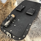 cheap Accessories and More-Retro Vintage Medieval Renaissance Cosplay Costume Belt Pouch Dice Bag Ren Faire Viking Celtic Knight Ranger Men&#039;s Women&#039;s Celtic Viking Halloween Masquerade Performance Stage Renaissance Fair Teen