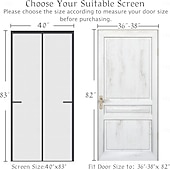 cheap Window Screen &amp; Door Screen-Magnetic Screen Door Portable, Fly Or Bug Screen Magnetic, Doorway Mosquito Net For Sliding Door,Garage,Patio,Kitchen,Living,Window Room,Bedroom,Bar,Pet and Kid Easy Entry