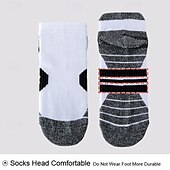 billiga herrstrumpor-Herr Multipack Socka Löparstrumpor Vardagliga strumpor Svart Vit Färg Färgblock Semester Sport &amp; Utomhus Dagligen Grundläggande Medium Vår Höst Mode Ledigt